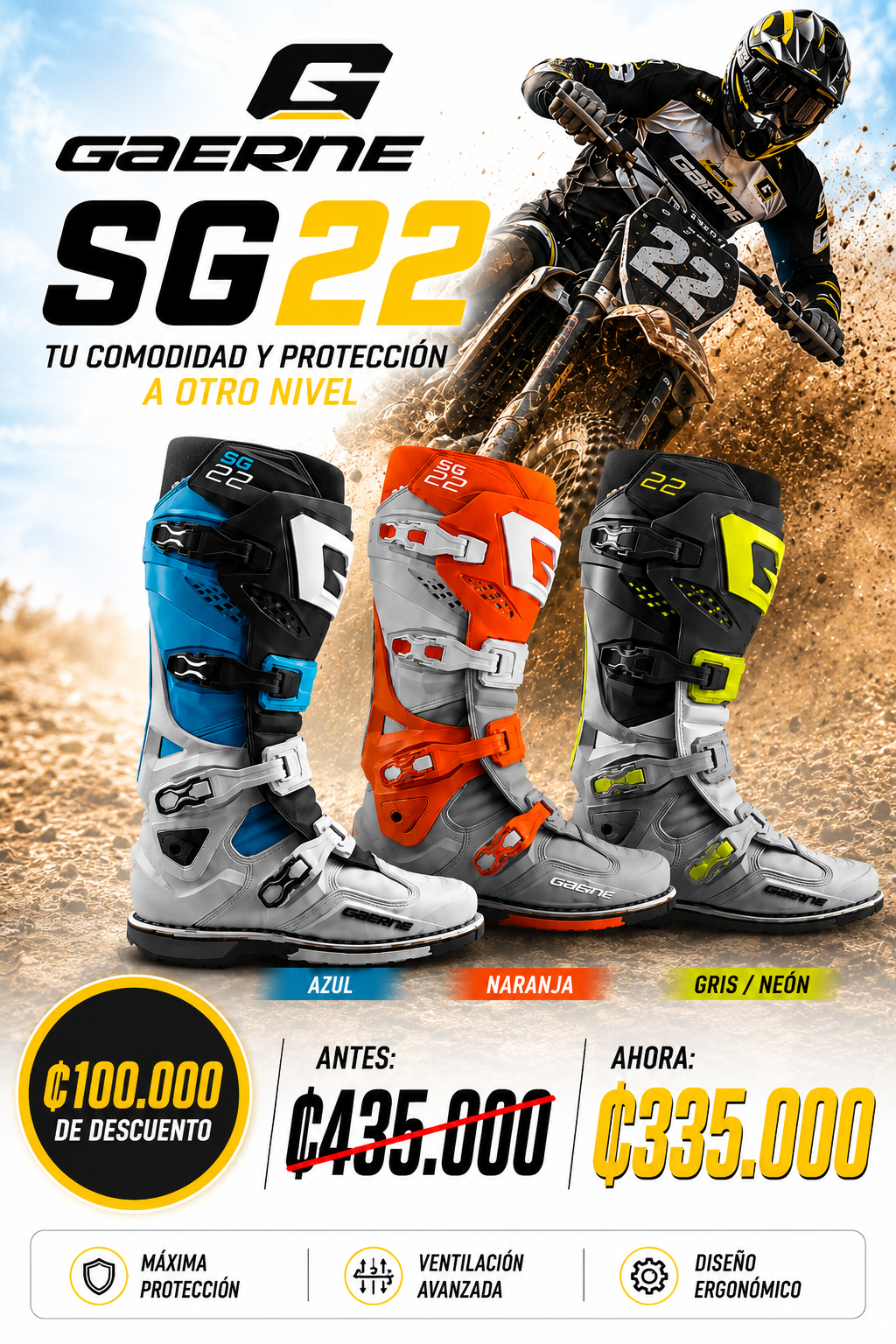 Promoción Gaerne SG22